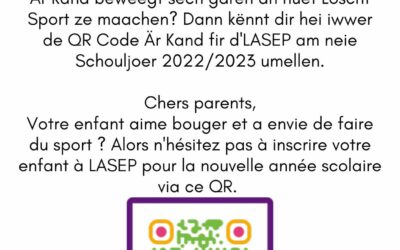LASEP – Aschreiwungsformulaire fir 2022/2023