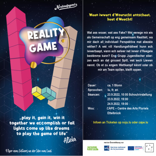 Theaterprojet "Reality Game" - Nordstad Jugend