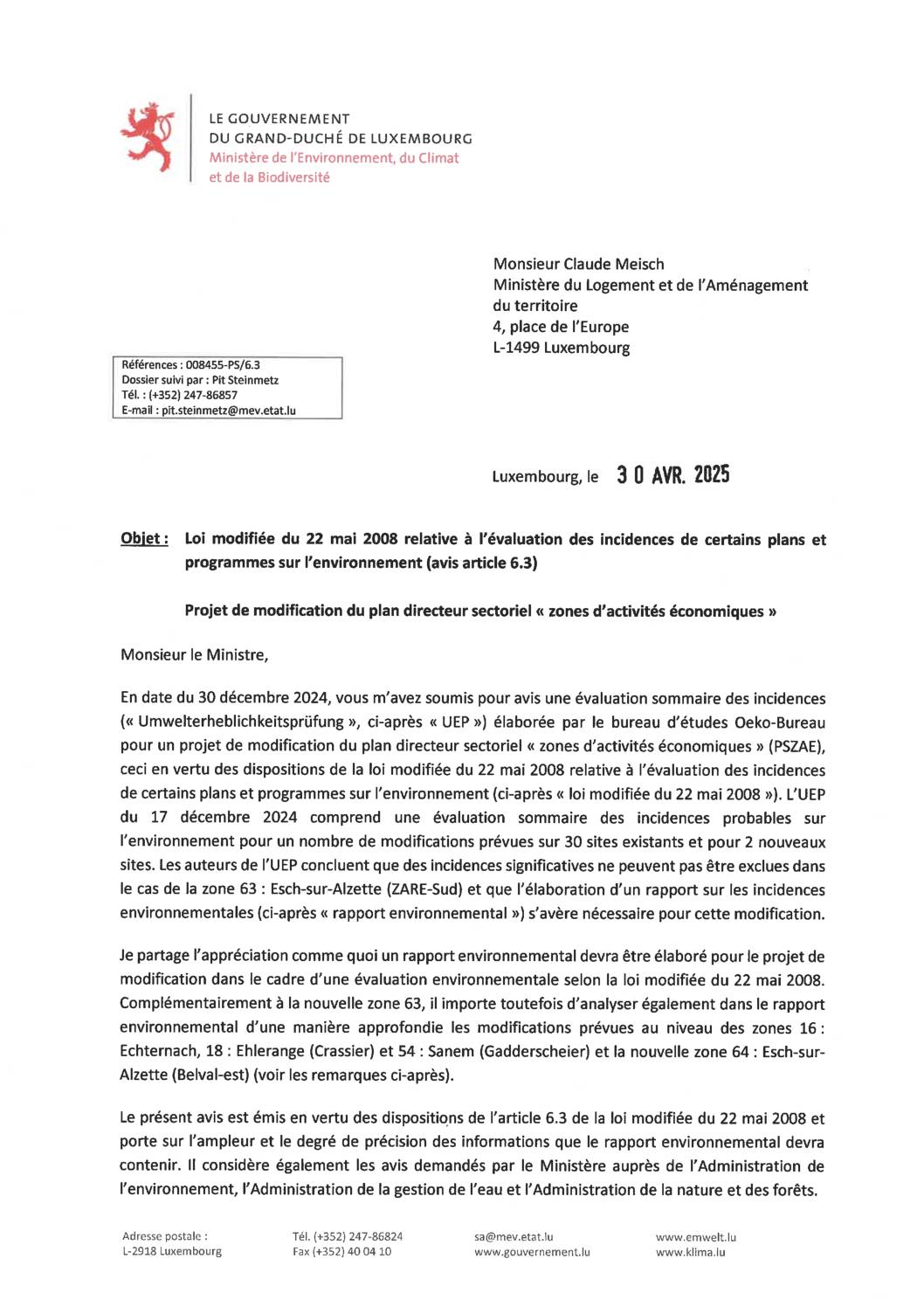 3. Anhang 2_Avis_MECB_UEP PSZAE_30042025