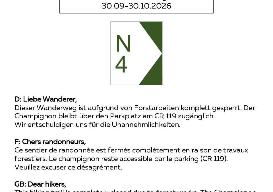 Bëschaarbechten um Kengert