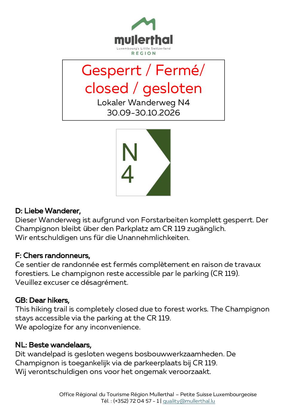 Bëschaarbechten um Kengert